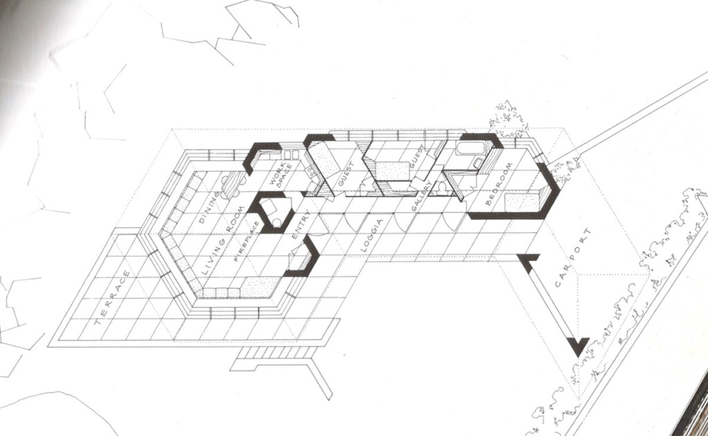 Mrs Clinton Walker House Cabin On The Rocks Wright Chat - Clinton Walker House Floor Plan