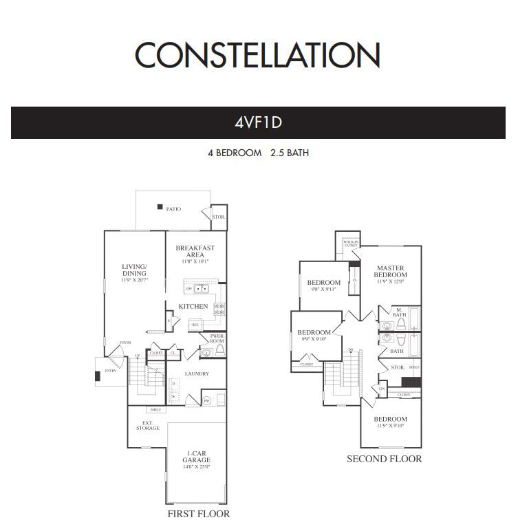 NAS Lemoore Constellation Liberty Military Housing E1 E6 Military  - Nas Lemoore Housing Floor Plans