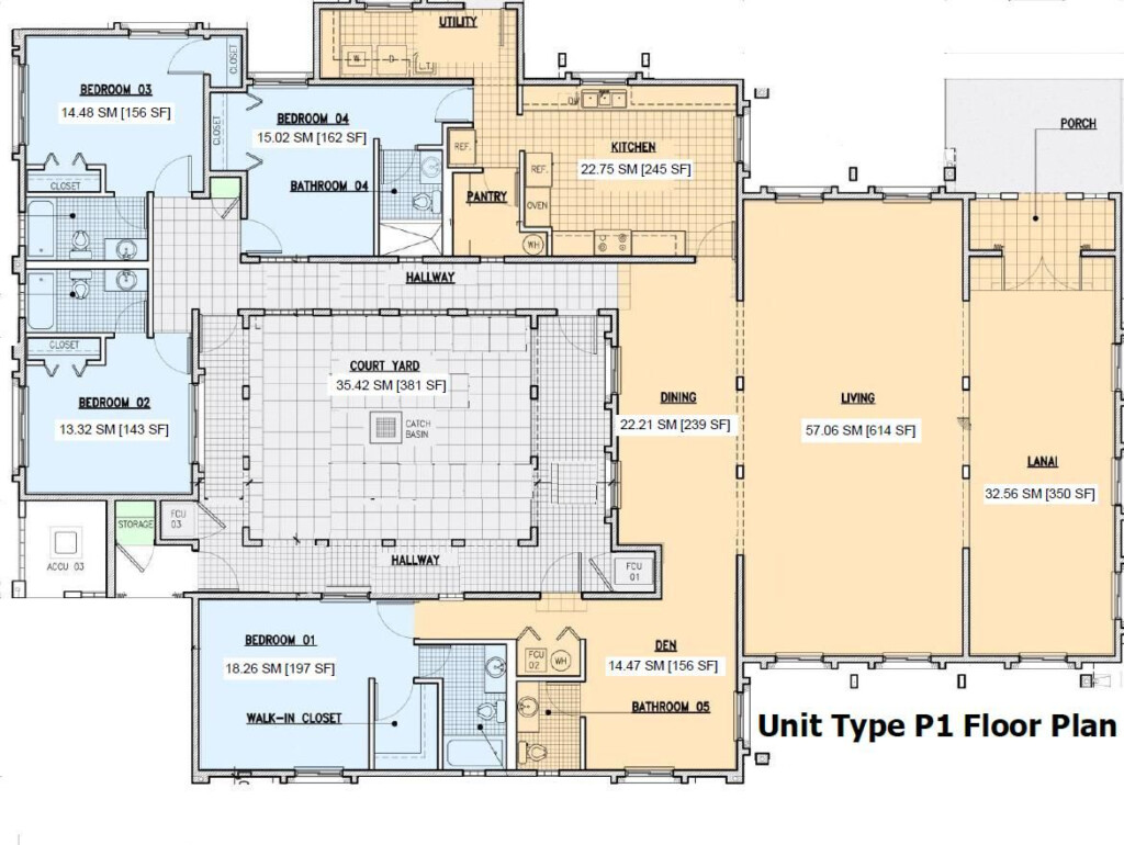 Naval Base Guam Floor Plan For Flag Circle Home P1 Floor Plans  - Guam Military Housing Floor Plans