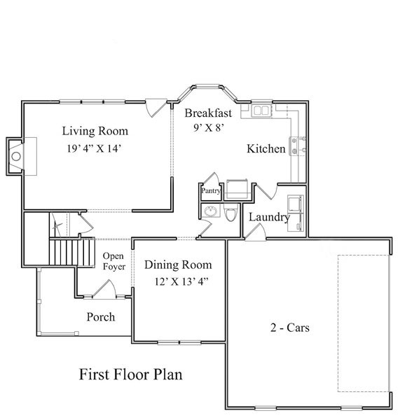 NC New Home Plan Colby - Colby Housing Floor Plans