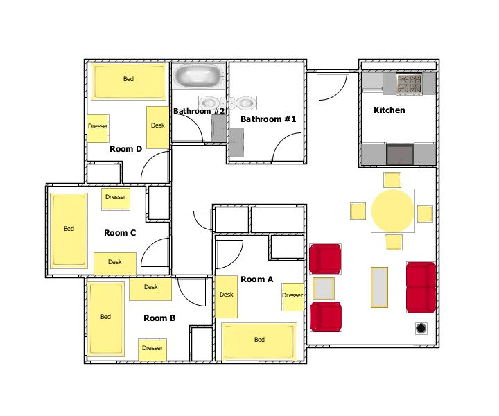 Non First Year Accommodations - Csu East Bay Housing Floor Plans