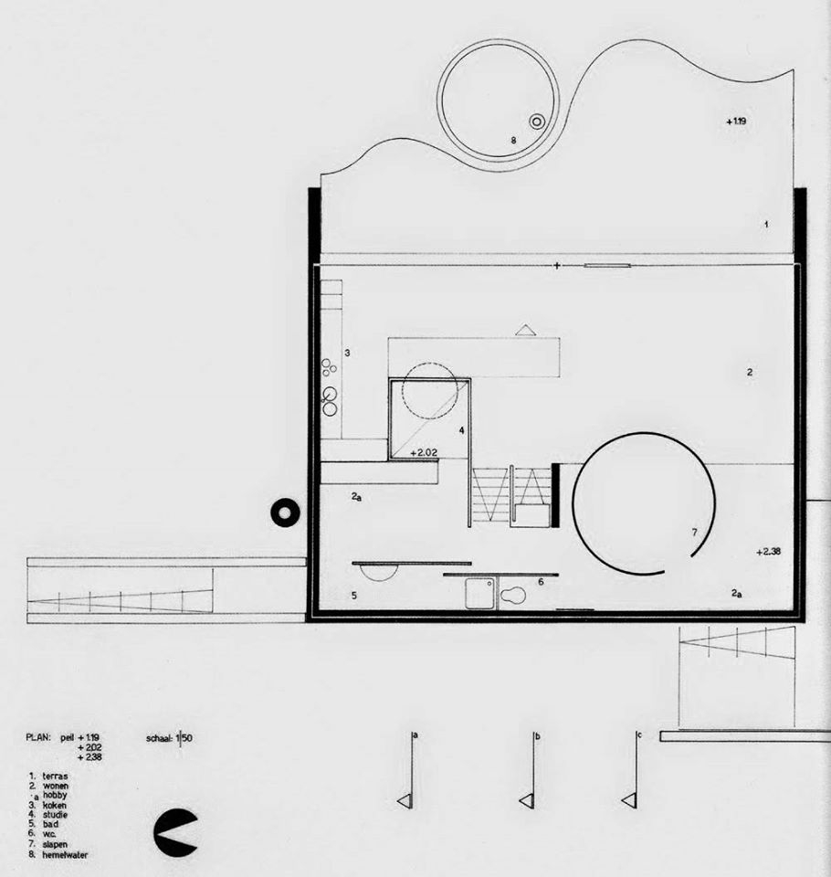 Organic Architecture Brutalist House - Brutalist House Floor Plan