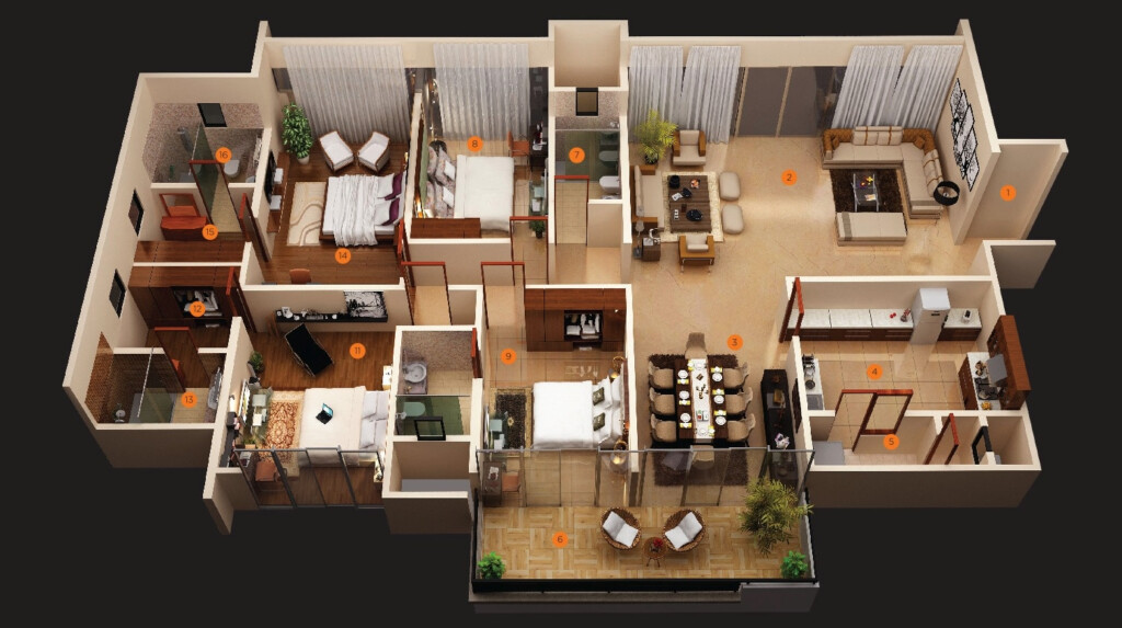 Perfect House Floor Plan Design 4 Bedroom Most Effective New Home  - Best Floor Plans For 4 Bedroom House