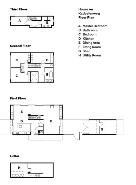 Photo 13 Of 13 In A Modern Take On The Pitched Roof Dwell - Amsterdam Canal House Floor Plan