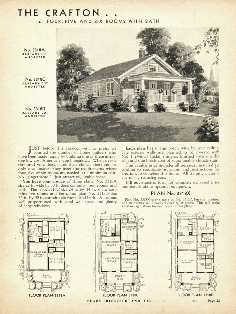 Photo By Rosethornil Bungalow Floor Plans Sears Kit Homes Kit Homes - Sears House Floor Plans