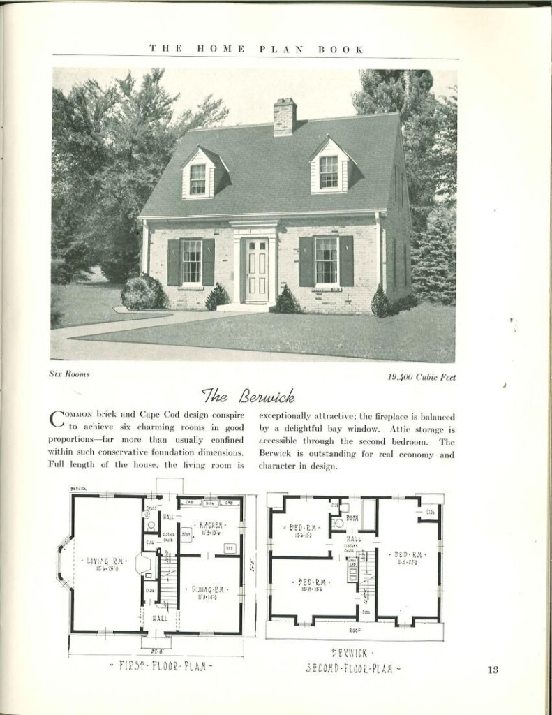 Pin On VinTagE HOUSE PlanS 1930s - 1930S House Floor Plans