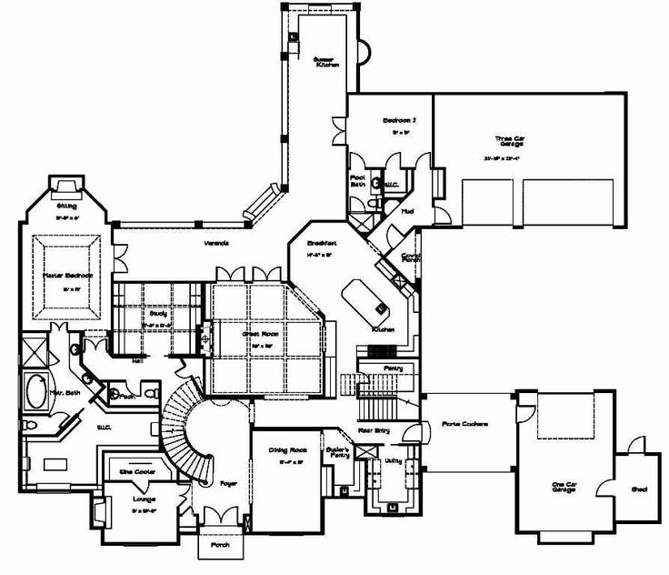 Porte Cochere House Plans A Stylish And Practical Addition To Your  - House Floor Plans With Porte Cochere