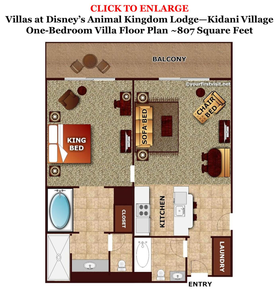 Review Disney s Animal Kingdom Villas Jambo House Yourfirstvisit - Jambo House 1 Bedroom Villa Floor Plan