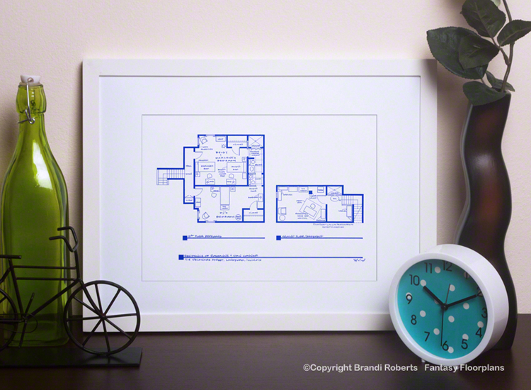 Roseanne Floor Plan Roseanne House Layout 2nd Floor - Roseanne House Floor Plan Second Floor