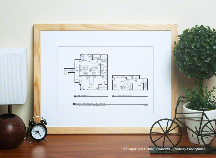 Roseanne Floor Plan Roseanne House Layout 2nd Floor - Roseanne House Floor Plan Second Floor