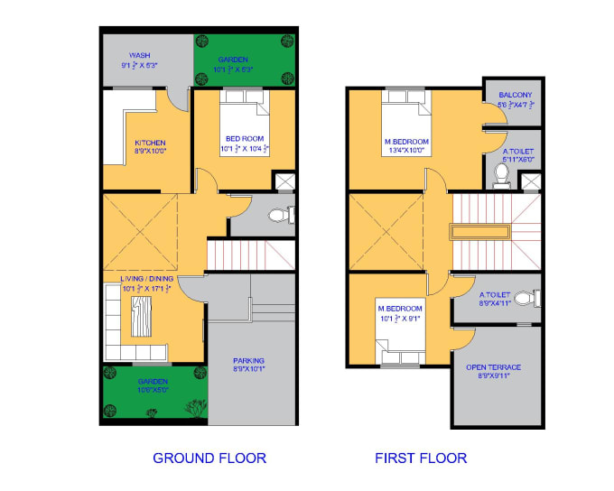 Row Home Floor Plans Floorplans click - Floor Plans For Row Houses