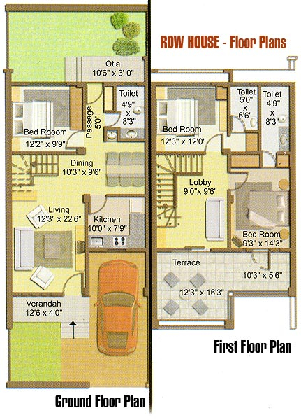 Row House Floor Plan Design Floor Roma - Floor Plans For Row Houses