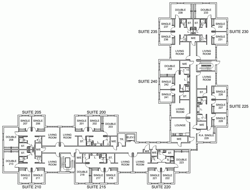 Russell Hall Floor Plan Cornell College - Cornell Housing Floor Plans