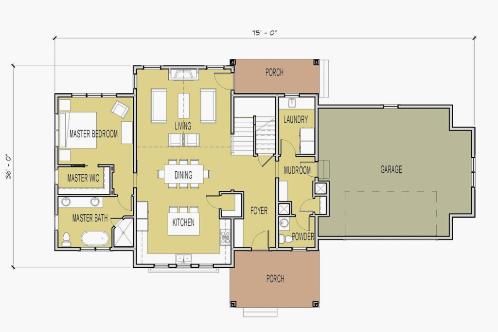 Simply Elegant Home Designs Blog New House Plan With Main Floor Master  - House Plans With Master On Main Floor