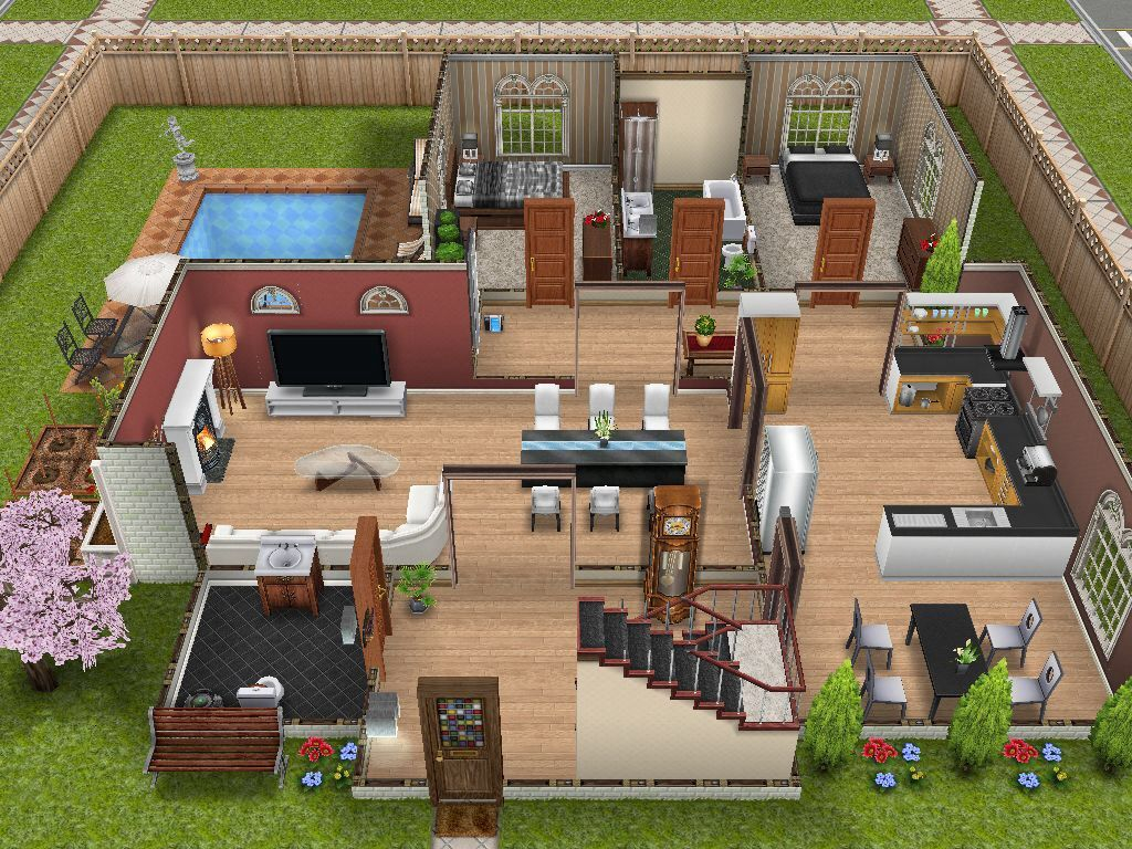 Sims 2 Mansion Floor Plans Floorplans click - Sims 2 House Floor Plans