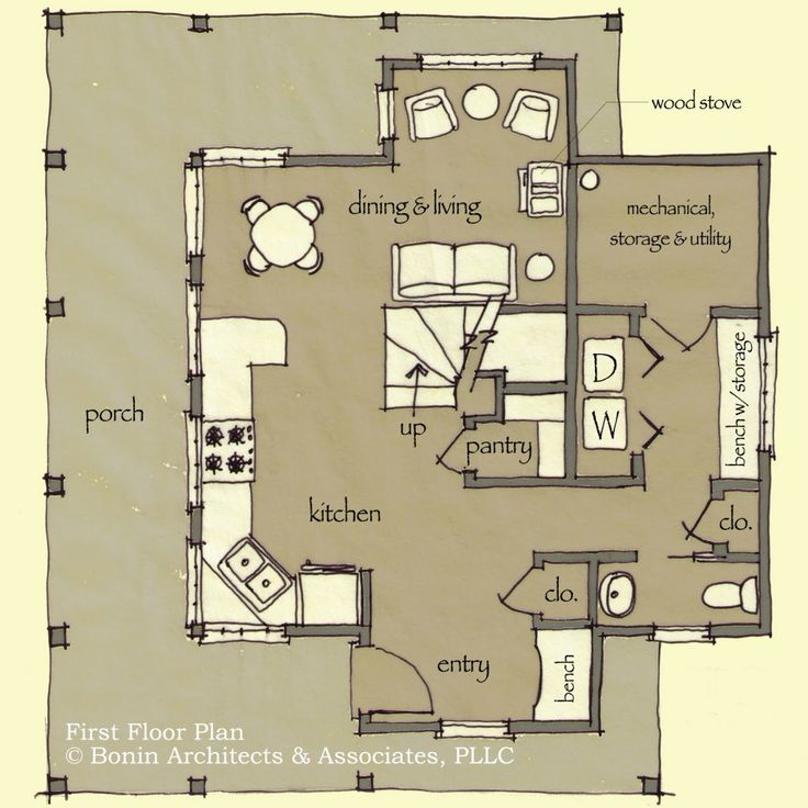 Small Efficient House Plans To Maximize Your Living Space House Plans - Efficient Small House Floor Plans