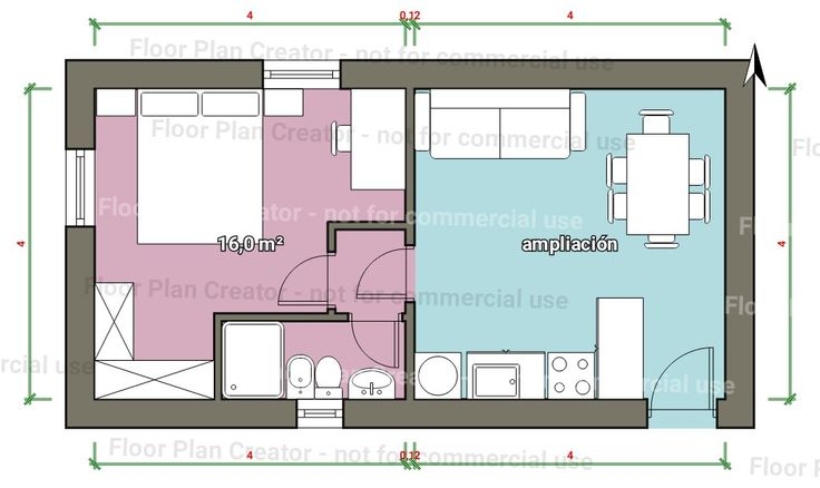 Small House Floor Plan 4x8 - 4X8 House Floor Plan