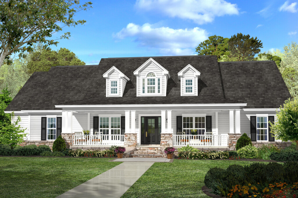 Southern Country Home Plan 4 Bedrm 2420 Sq Ft 142 1131 - Country Style House Floor Plans