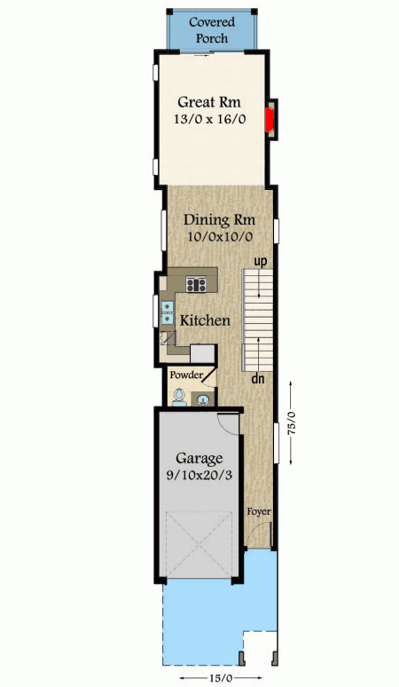 Super Skinny House Plan 85151MS Architectural Designs House Plans - Long Skinny House Floor Plans