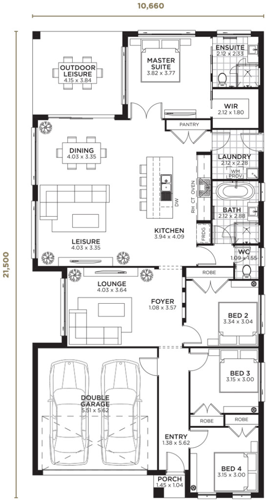 Tesla Single Storey Home Design Wisdom Homes - Tesla Tiny House Floor Plan