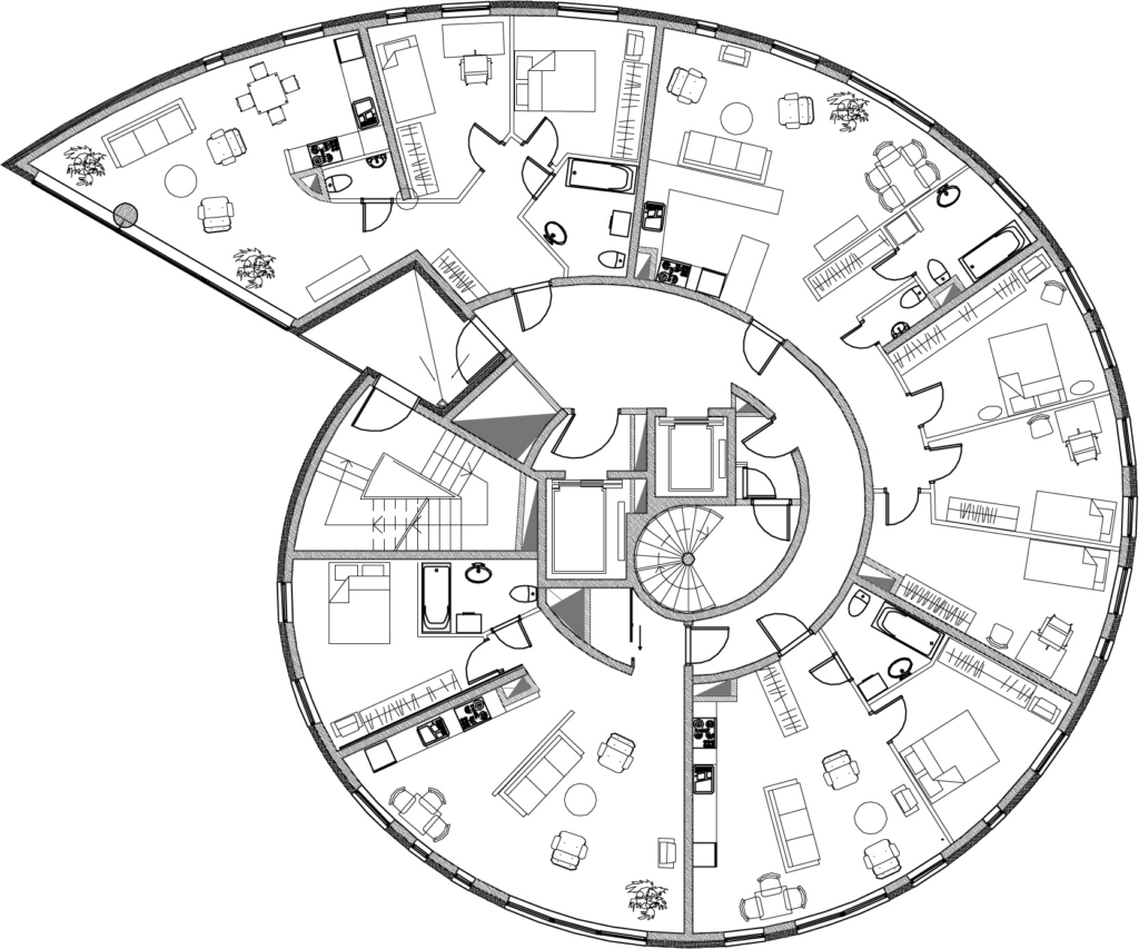 The 23 Best Circular House Floor Plans Home Building Plans - Round House Floor Plans