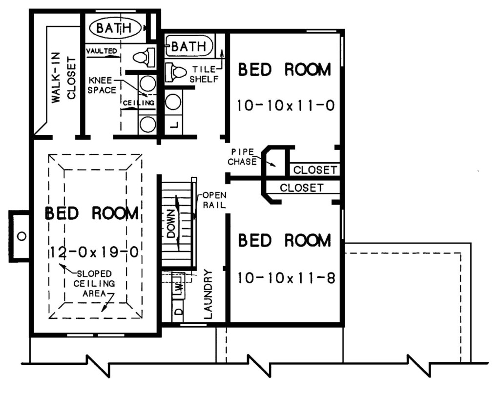 The Waltons House Floor Plan The Walton 3428 And 2 Baths The House  - Second Floor The Waltons House Floor Plan