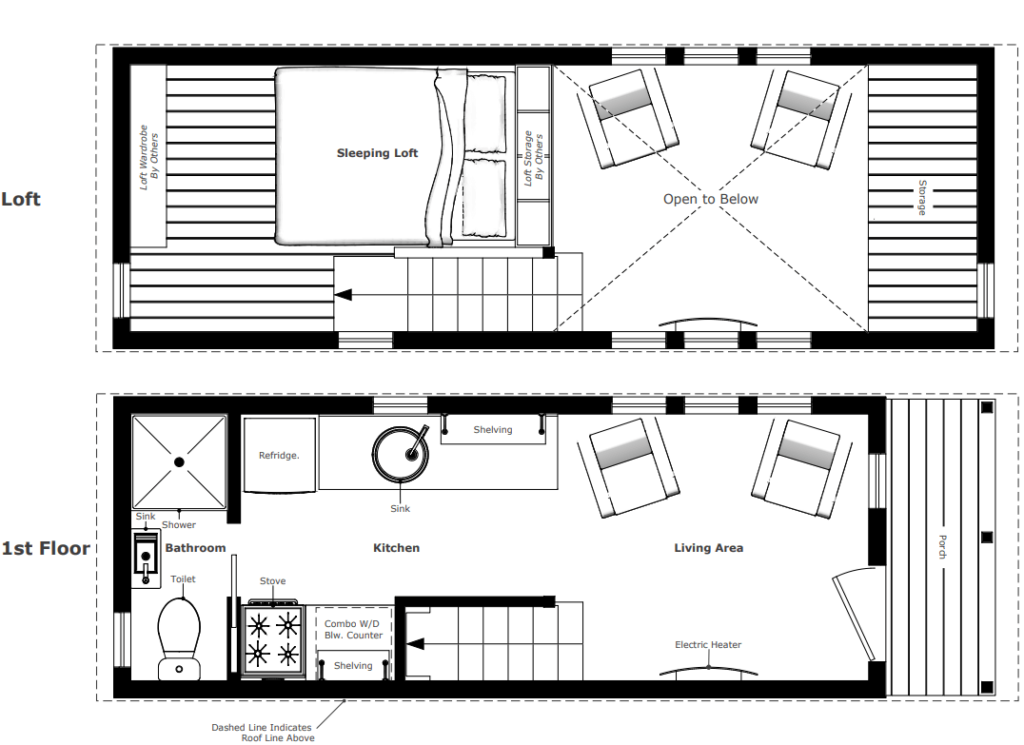 Tiny House Floor Plans With 2 Lofts Viewfloor co - Create A Tiny House Floor Plan