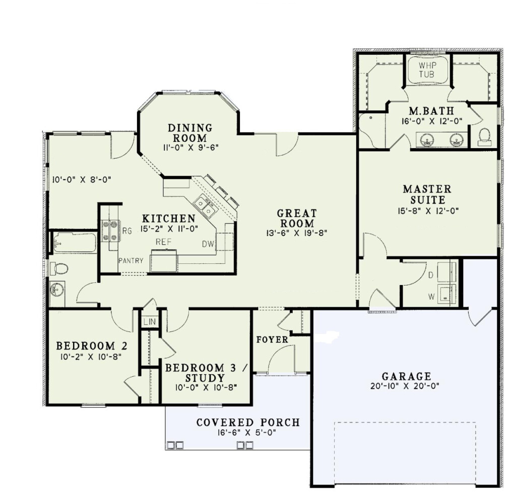 Traditional Split Bedroom Floor Plan SDL Custom Homes - House With Split Floor Plan