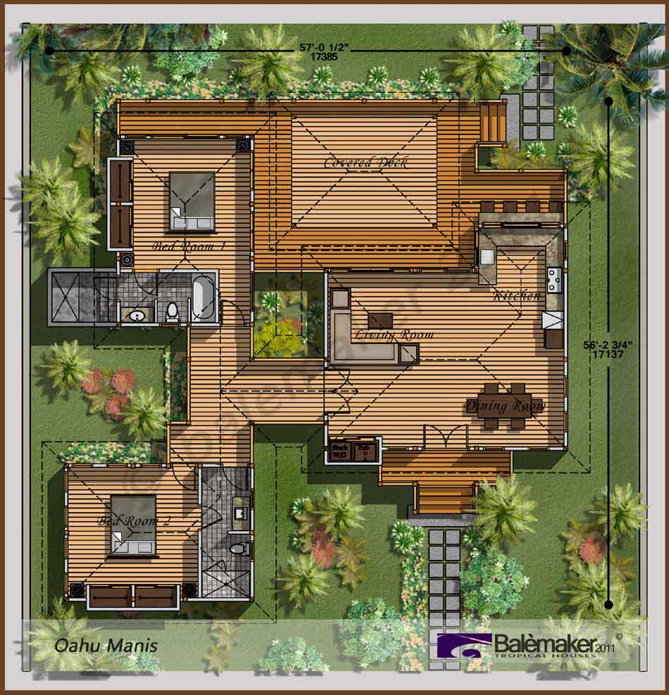 Tropical House Plans Layout Ideas Photo By Balemaker HomesCorner Com  - Hawaiian Beach House Floor Plans