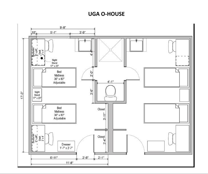 Uga Dorm Floor Plans Floorplans click - Uga Housing Floor Plans