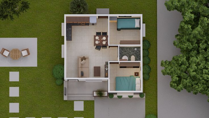  Video 2 Bedroom House Design 50 Square Meters Simple House Design  - 50 Square Meter House Floor Plan