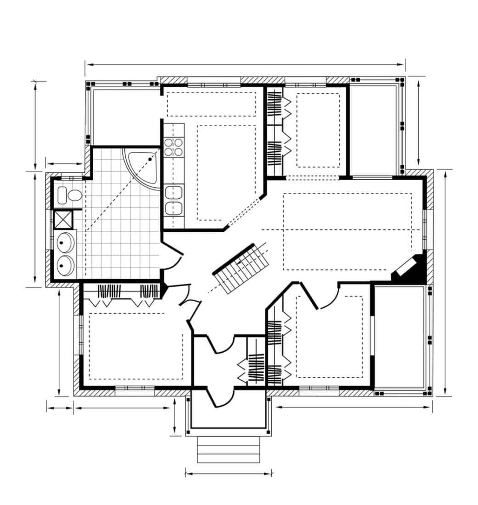 Where Should Stairs Be Located In A House And Can You Relocate Them  - Floor Plan Best Location Of Stairs In House