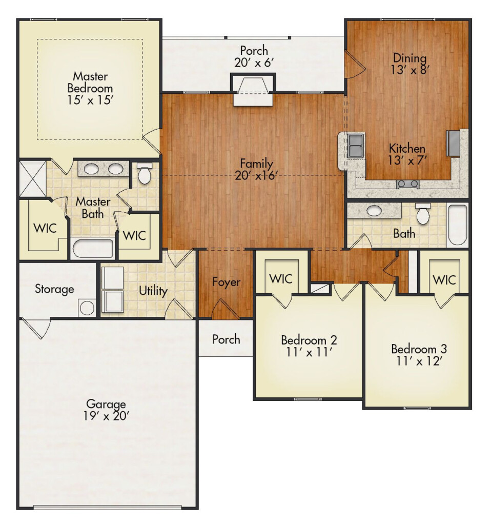 You Can t Go Wrong With An Open Floor Plan Make Some Space In Your  - Open Floor Plan House Blueprints